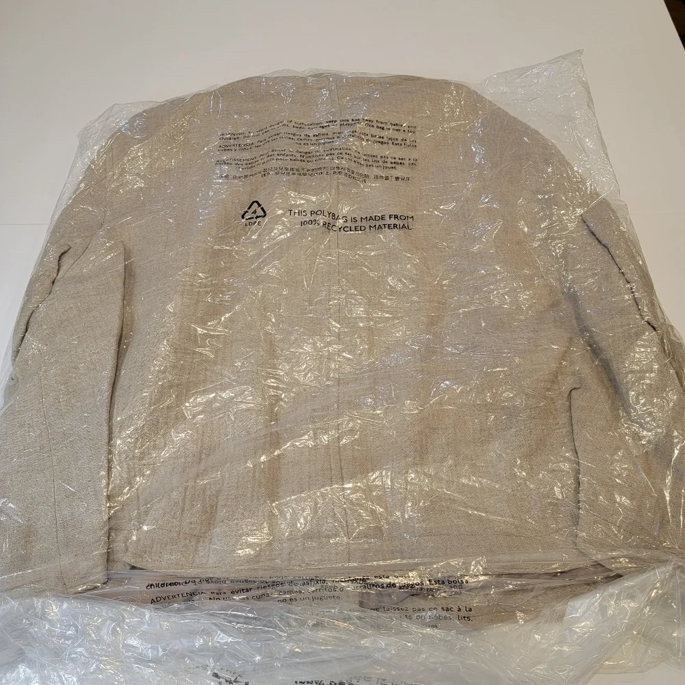 Madewell Clairmont Crop Jacket Plus Size 4X Heather Natural Wool Blend NEW!